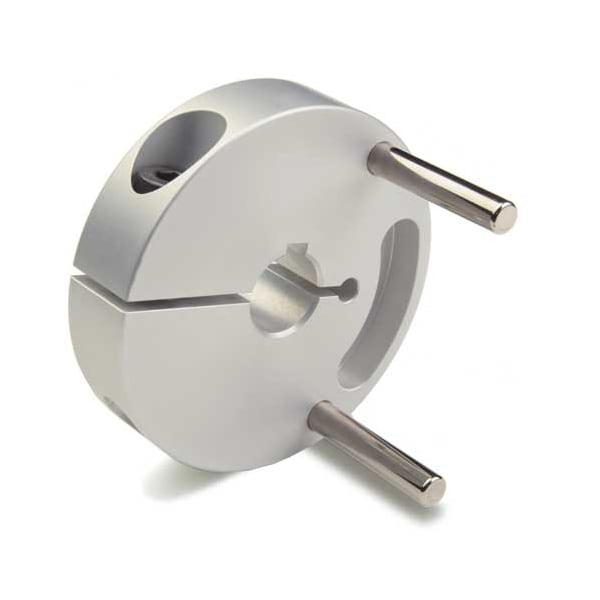CntrlFlx Cplng Hub w/Key, Dbl, Bore 0.375", OD0.984", Alum, CPRDK16-6-A